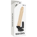 Miniatyrbillede 6 af 7: Basecock - Realistisk Vibrator Fjernbetjening Flesh 21 Cm -O- 4 Cm