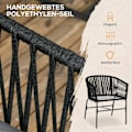 Pikkukuva 7 / 10: Setti 2 Puutarhatuolia Ja Tyynyjä, Boho Style -Puutarhatuolisarja, Puutarhatuoli, Puutarhakalusteet, Parveketuoli, Patiotuoli, Metallirunko