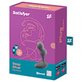 Pikkukuva 5 / 5: Satisfyer - Deep Diver Vibrating Plug App Harmaa