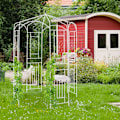 Pikkukuva 3 / 8: Vaaleanpunainen paviljonki metallia