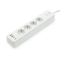 Miniatyrbillede 5 af 9: SmartLife Stikdåse | Wi-Fi | Hybrid (CEE 7/7) / USB A / USB-C™ | 16 A | 3680 W | 2.00 m | 0 - 55 °C | Android™ / IOS | Hvid