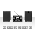 Miniatyrbild 1 av 8: DABMAN i310 CD Hybrid micro Hi-fi System DAB+ / FM / Internet / Bluetooth Svart