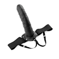 Miniatyrbillede 4 af 6: Fetish Fantasy Series - 19 Cm Hollow Strap-On Sort