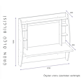Pikkukuva 4 / 4: Study Desk Buglem - valkoinen