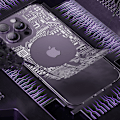 Pikkukuva 3 / 9: Magneettinen kotelo iPhone 14 Pro Max MagSafe PQY Geek Series hopea