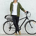 Miniatyrbillede 9 af 9: Cykelkufferttaske med skulderrem, 13l, sort