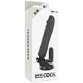 Pikkukuva 6 / 7: Basecock - Realistic Vibrator Remote Control Musta 20 cm -O- 4 cm