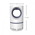 Miniatyrbillede 3 af 4: Herzberg HG-03121: Vortex Suction Power Mosquito Killer Lampe