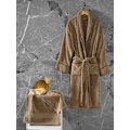 Pikkukuva 1 / 4: Exclusive kylpytakkisetti - beige