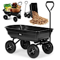Pikkukuva 1 / 9: Puutarhakuljetuskärry, kottikärryt, kippiauto, 75L, 200 kg, isot puhallettavat pyörät, MultiGarden