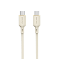 Miniatyrbillede 1 af 5: Forstærket kabel SR USB-C - USB-C 100W 2m beige