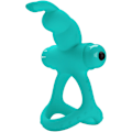 Pikkukuva 1 / 8: Pretty Love - Figgy Green Rabbit Vibrator Ring
