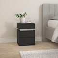 Miniatyrbillede 2 af 7: LET630T56 Sengebord med LED-belysning, Sidebord, Sengeskab, Sofabord, Justerbar