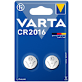 Miniatyrbild 1 av 3: CR2016 3V Lithium Knappcellsbatteri 2-pack