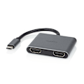 Pikkukuva 3 / 4: USB N Moniporttisovitin | USB 3.2 Gen 1 | USB-C™ Uros | 2x HDMI™ | 0.10 m | Pyöreä | Niklattu | PVC | Musta | Kirjekuori