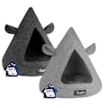 Miniatyrbillede 1 af 4: Lad os sove Pet Cave TeePee Grijs