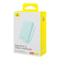 Pikkukuva 5 / 9: Mini Powerbank MagSafe 10000mAh 20W Lightning-kaapelilla iPhonelle 0,3m sininen