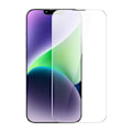 Miniatyrbild 1 av 9: Härdat glas för iPhone 14 Plus / 13 Pro Max med 0,4 mm högtalarskydd SET