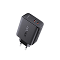 Miniatyrbild 3 av 6: 2x USB-C 40W nätladdare PPS PD QC 3.0 AFC FCP svart