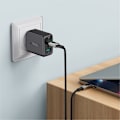 Pikkukuva 6 / 6: Punottu kaapeli LED-näytöllä iPhone MFI USB-C:lle - Lightning 1,2m 30W 3A musta