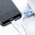 Miniatyrbild 6 av 7: PVC-kabel USB0-A - microUSB 480 Mb/s 1m vit