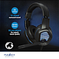 Miniatyrbillede 5 af 9: Gaming Headset | Over-Ear | Surround | USB Type-A | Fold-Away Mikrofon | 2.10 m | LED
