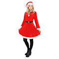 Miniatyrbillede 5 af 9: Kostume - Fru Claus Malatec 22702