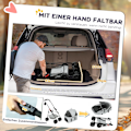 Miniatyrbillede 6 af 10: Hundevogn 3 i 1 hundevogn sammenfoldelig hundeboks, foldbar transportpose med drikkevareholder, hundevogn, kattevogn med 360° hjul kattevogn til minih
