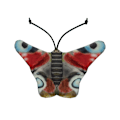 Miniatyrbillede 1 af 2: Wild Life Cat Peacock Butterfly