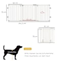 Pikkukuva 4 / 9: Dog Barrier Säädettävä Kulmassa Säädettävä Taittuva Automaattiovi