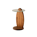 Miniatyrbillede 8 af 9: Side Table Surf - Kastanje, Gennemsigtig