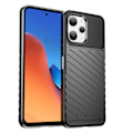 Miniatyrbillede 2 af 7: Pansret fleksibelt cover til Xiaomi Redmi 12 Thunder Case, sort
