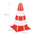 Miniatyrbillede 4 af 8: Pyloner, 24 stk, orange