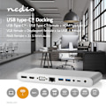 Pikkukuva 3 / 9: USB Telakointiasema | USB 3.2 Gen 1 | USB-C™ Uros | DisplayPort Naaras / HDMI naaras / RJ45 Naaras / VGA Naaras / 2x 3.5 mm naaras / 2x USB-C™ / 4x US