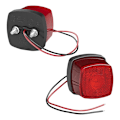 Pikkukuva 2 / 7: Takavalot 9-30V punainen 61 x 61 mm LED