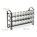 Miniatyrbillede 4 af 9: Krydderihylde med 24 glas