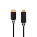 Pikkukuva 1 / 3: DisplayPort kaapeli | DisplayPort uros | HDMI™ liitin | 4K@30Hz | Kullattu | 2.00 m | Pyöreä | PVC | Antrasiitti | Laatikko