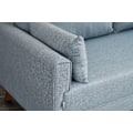 Miniatyrbillede 4 af 8: 2-sæders sofa Bella Soft İkili Koltuk - Blå