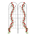 Miniatyrbillede 1 af 7: Trellis 180 cm sæt af 2 sorte