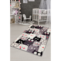 Pikkukuva 2 / 3: Matto (120 x 180) Cats Grey Djt