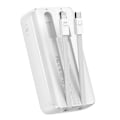 Pikkukuva 3 / 7: Minivirtalähde 10000mAh sisäänrakennetuilla kaapeleilla JR-PBC06 30W valkoinen
