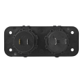 Miniatyrbillede 6 af 6: Indbygget sæt: 12V-stik + USB-hurtigoplader type A + C 2-vejs 3A