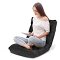 Miniatyrbild 2 av 5: Golvstol Fällbar Lazy Sofa Lazy Tatami Golvkudde Svart/Grå/Kaffesvart
