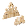 Miniatyrbillede 1 af 7: Træbyggeklodser 100 stk