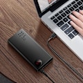 Pikkukuva 8 / 9: Adaman Powerbank pikalatauksella 20000mAh 22.5W USB-C kaapeli 0.3m musta