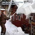 Pikkukuva 4 / 5: 160 - 610 cm katon lumenpuhdistin alumiinia + TPE pyörillä ja jatkettava kahva lumilapio hopea