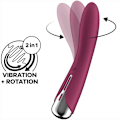 Pikkukuva 7 / 8: Satisfyer - Spinning Vibe 1 G-Spot Rotator Vibrator Red