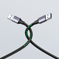 Miniatyrbillede 6 af 7: TPE flettet kabel USB 3.0 5Gb/s 1m grå