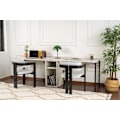 Miniatyrbillede 2 af 9: Study Desk Twin Study Desk - Freesia Marble, Sort