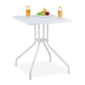 Miniatyrbillede 1 af 6: Havebord i hvidt rattan look
